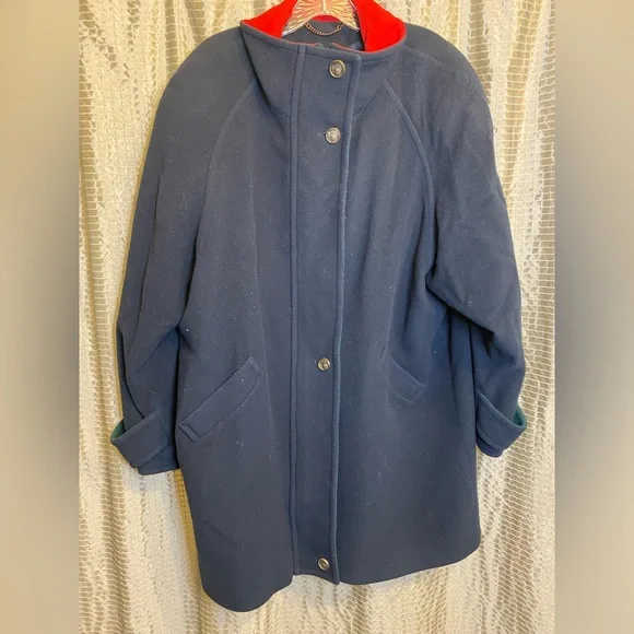 Peter James Wool and Cashmere Coat Medium - Picture 1 of 13